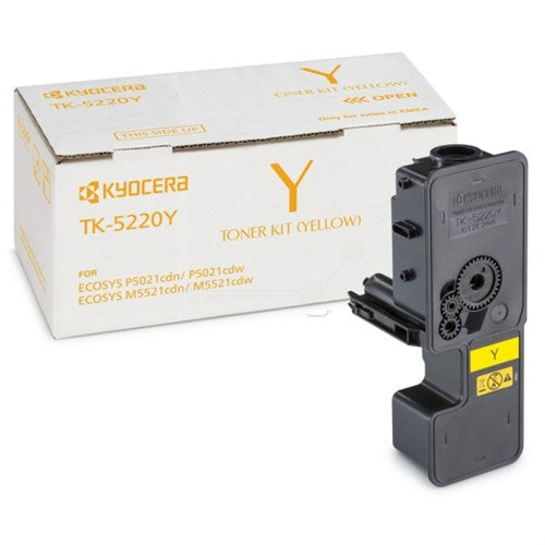 Kyocera 1T02R9ANL1/TK-5220Y Toner-kit yellow, 1.2K pages ISO/IEC 19752 for Kyocera P 5021