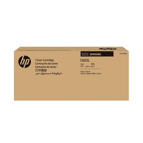 HP SU080A/CLT-C603L Toner cartridge cyan, 10K pages ISO/IEC 19798 for Samsung C 4010