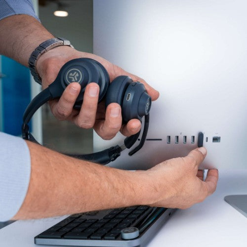 JLab GO Work Gen 2 PC, Mac, Mobile Wireless Headset - Black