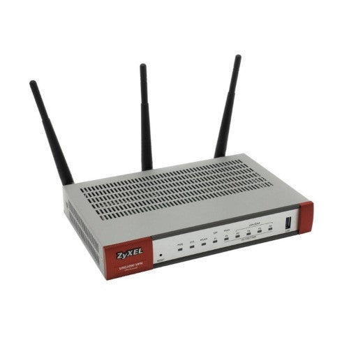 Zyxel USG20W-VPN-EU0101F wireless router Gigabit Ethernet Dual-band (2.4 GHz / 5 GHz) Grey, Red