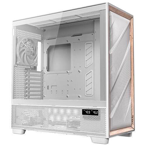 Antec FLUX PRO White EUV Full Tower White, Wood