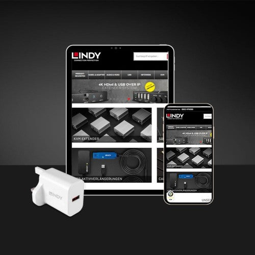 Lindy 18W USB Type A Charger