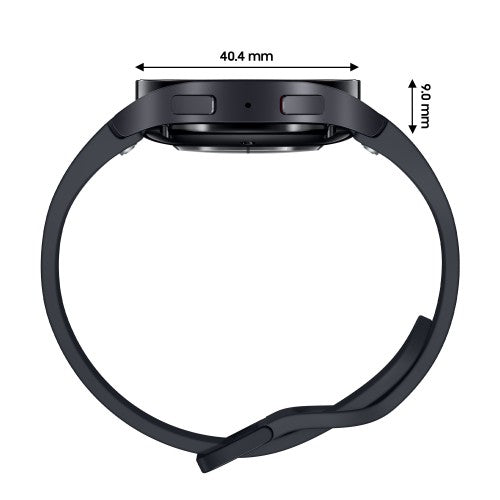 Samsung Galaxy Watch6 SM-R930NZKAEUA smartwatch / sport watch 3.3 cm (1.3") OLED 40 mm Digital 432 x 432 pixels Touchscreen Graphite Wi-Fi GPS (satellite)