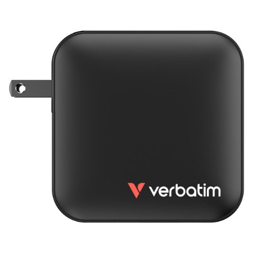 Verbatim Mini GaN Charger 165W 4 Port US plug with EU and UK adaptors
