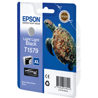 Epson C13T15794010/T1579 Ink cartridge light light black, 23K pages 25.9ml for Epson Stylus Photo R 3000