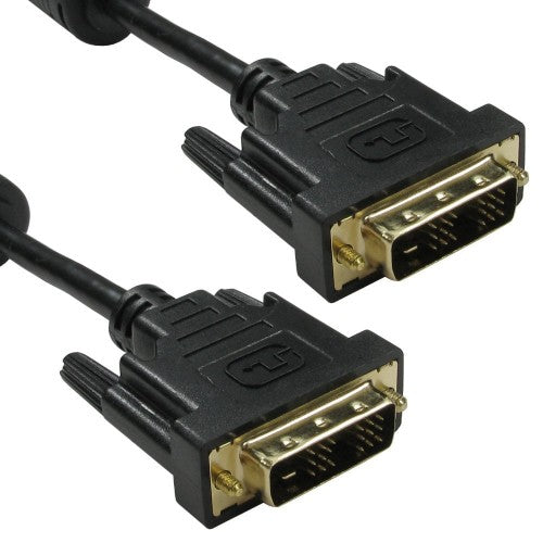 Cables Direct 2m DVI-D m/m DVI cable Black