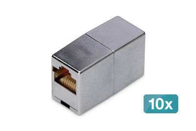 Digitus CAT 5e, Class D, RJ45 Modular Coupler - 10 pieces