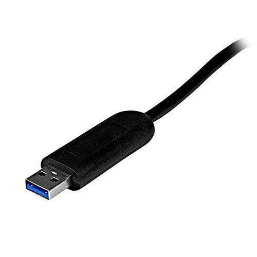 StarTech.com 4 Port Portable SuperSpeed USB 3.0 Hub with Built-in Cable~4 Port Portable SuperSpeed USB 3.0 Hub with Built-in Cable - 5Gbps