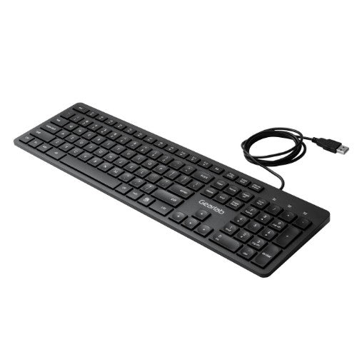 eSTUFF GLB211202 keyboard Office USB QWERTY US International Black