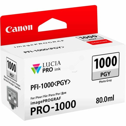 Canon 0553C001/PFI-1000PGY Ink cartridge photo gray, 3.17K pages 80ml for Canon Pro 1000