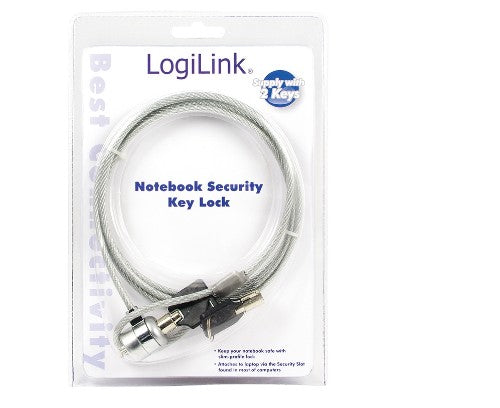 LogiLink Notebook Security Lock cable lock 1.5 m