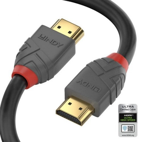 Lindy 1m Ultra High Speed HDMI Cable, Anthra Line
