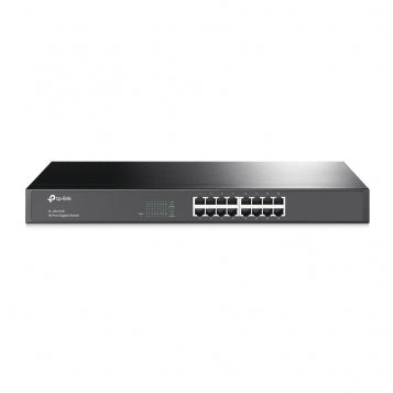 TP-Link TL-SG1016 network switch Unmanaged Gigabit Ethernet (10/100/1000) 1U Black