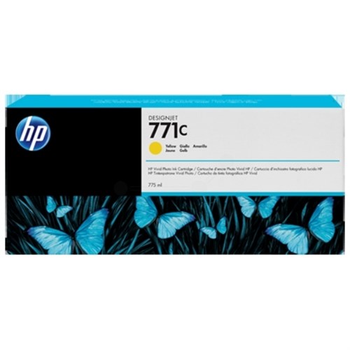 HP B6Y10A/771C Ink cartridge yellow 775ml for HP DesignJet Z 6200
