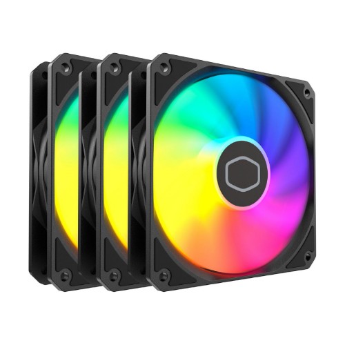 Cooler Master MasterFan MF120 Lite ARGB Computer case Fan 12 cm Black 3 pc(s)