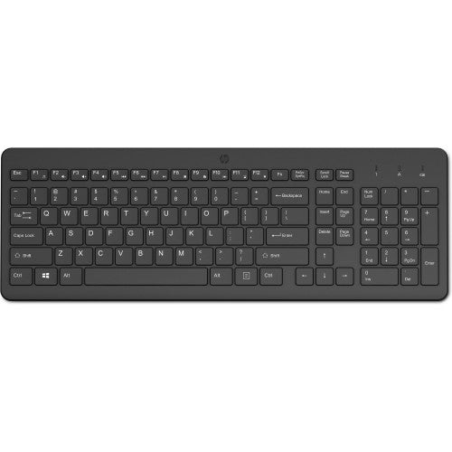 HP 225 WL KBD keyboard Universal RF Wireless Black