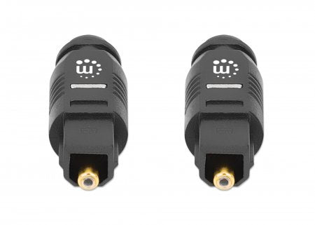 Manhattan Toslink Digital Optical AudioCable, 1m, Male/Male, Toslink S/PDIF, Gold plated contacts, Lifetime Warranty