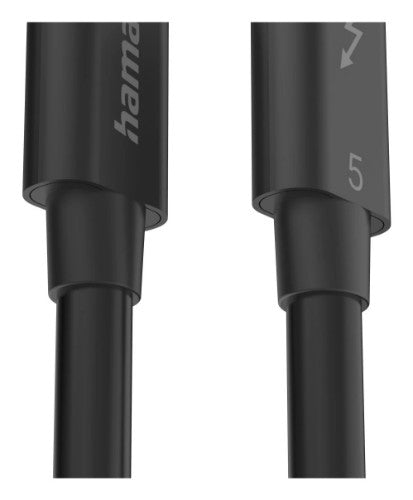 Hama USB-C USB cable USB 3.2 Gen 2 (3.1 Gen 2) 1 m USB C 80 Gbit/s 240 W Black