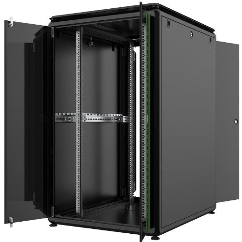 Lanview RDL26U81BL rack cabinet 26U Freestanding rack Black