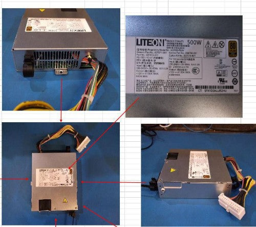 HPE 866726-001 power supply unit 500 W 1U Silver