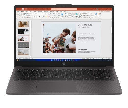 HP 250 G10 Intel® Core™ i5 i5-1334U Laptop 39.6 cm (15.6") Full HD 8 GB DDR4-SDRAM 256 GB SSD Wi-Fi 6 (802.11ax) Windows 11 Home Black