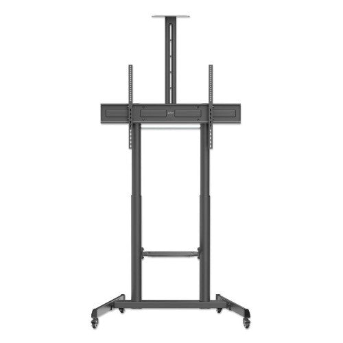 Manhattan Trolley Mount Stand for TV & Monitors (crank handle height adjust), For screens: 37" to 120",VESA compatability:all between 200x200 to 1000x600mm -check the dimensions of the four mounting holes on back of screen to ensure it fits,Max 120kg,1180
