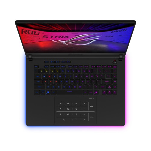 ASUS ROG Strix SCAR 16 G635LX-RW019W Intel Core Ultra 9 275HX Laptop 40.6 cm (16") WQXGA 64 GB DDR5-SDRAM 2 TB SSD NVIDIA GeForce RTX 5090 Wi-Fi 7 (802.11be) Windows 11 Home Black
