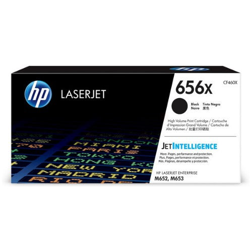 HP CF460X/656X Toner cartridge black, 27K pages ISO/IEC 19752 for HP LaserJet M 652