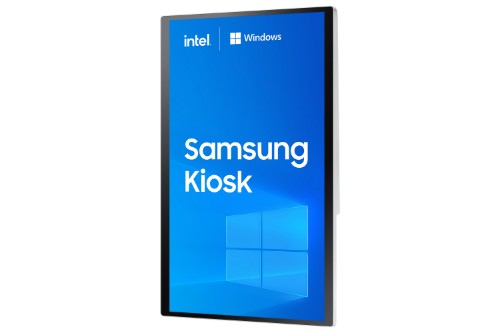 Samsung KM24C-C Kiosk design 61 cm (24") LED 250 cd/m² Full HD White Touchscreen Built-in processor Windows 10 IoT Enterprise 16/7