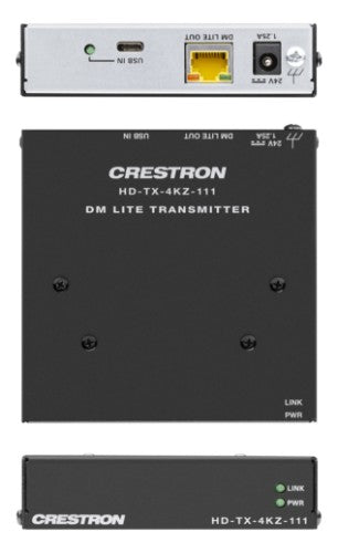 Crestron HD-TX-4KZ-111 AV extender AV receiver White