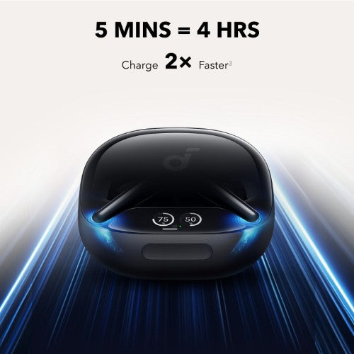 Soundcore Liberty 4 Pro Headset True Wireless Stereo (TWS) In-ear Calls/Music/Sport/Everyday USB Type-C Bluetooth Black