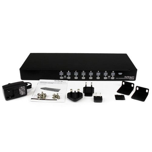 StarTech.com 16 Port 1U Rackmount USB KVM Switch with OSD