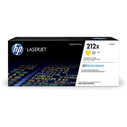 HP W2122X/212X Toner cartridge yellow, 10K pages ISO/IEC 19752 for HP CLJ M 554