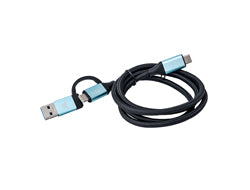 i-tec USB-C Cable to USB-C with Integrated USB 3.0 Adapter