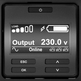 APC Smart-UPS On-Line SRT2200RMXLI-NC - 2200VA, 8x C13 & 2x C19, rack mount, NMC
