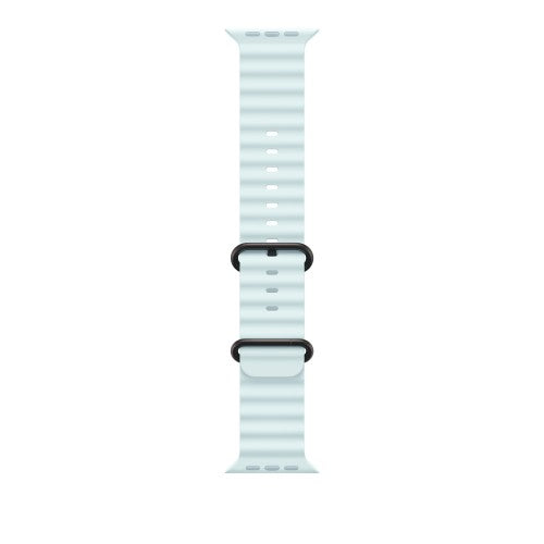 Apple 49mm Ice Blue Ocean Band - Black Titanium Finish