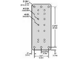 Ergotron Wall Plate Aluminium