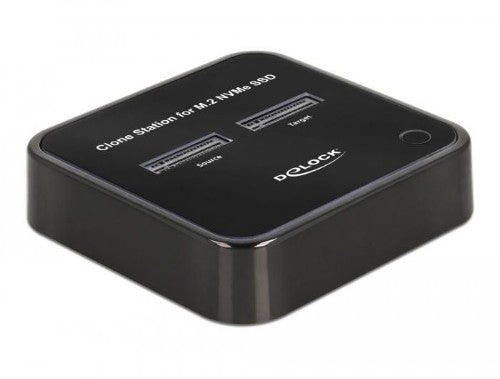 DeLOCK M.2 Docking Station for 2 x M.2 NVMe PCIe SSD with Clone function