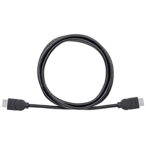 Manhattan HDMI 4K@30Hz Cable with Ethernet, 2m, Suitable for ALL 1080p/HD and majority of 4K uses (check your system 4K specification to be sure), Male to Male, Black, Ultra HD 4k x 2k, Lifetime Warranty, High Speed, Equivalent to HDMM2MHS