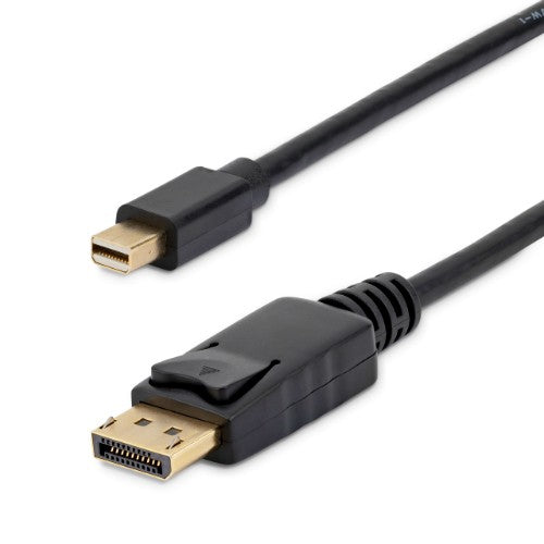 StarTech.com 6ft (2m) Mini DisplayPort to DisplayPort 1.2 Cable - 4K x 2K UHD Mini DisplayPort to DisplayPort Adapter Cable - Mini DP to DP Cable for Monitor - mDP to DP Converter Cord