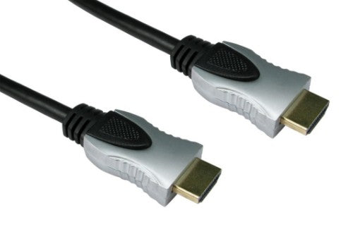 Cables Direct HDMI - HDMI M/M 10m HDMI cable HDMI Type A (Standard) Black, Silver
