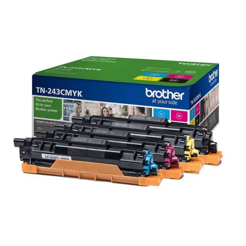 Brother TN-243CMYK Toner MultiPack Bk,C,M,Y, 4x1K pages ISO/IEC 19752 Pack=4 for Brother HL-L 3210