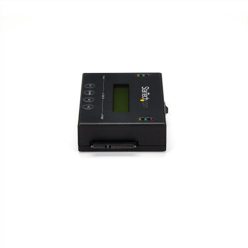 StarTech.com 1:1 Standalone Hard Drive Duplicator & Eraser, SATA HDD/SSD Disk Cloner & Eraser, LCD display, TAA Compliant, OS Independent