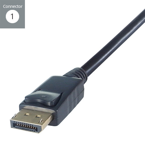 connektgear 3m V1.2 4K DisplayPort Connector Cable - Male to Male Gold Lockable Connectors