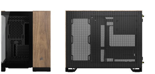 Corsair CC-9011286-WW computer case Midi Tower Black, Walnut