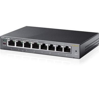 TP-Link TL-SG108PE network switch Managed L2 Gigabit Ethernet (10/100/1000) Power over Ethernet (PoE) Black