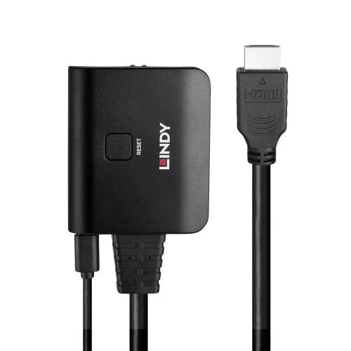 Lindy 2 Port HDMI 4K60 Splitter Cable