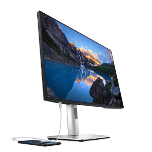 DELL UltraSharp U2421E LED display 61.2 cm (24.1") 1920 x 1200 pixels WUXGA LCD Black, Silver