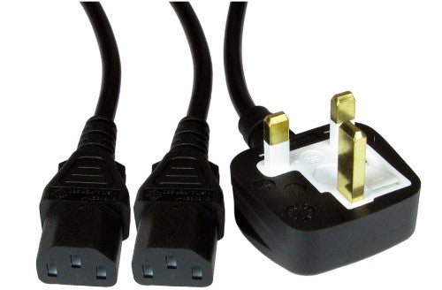 Cables Direct RB-333W power cable Black 1.8 m C13 coupler