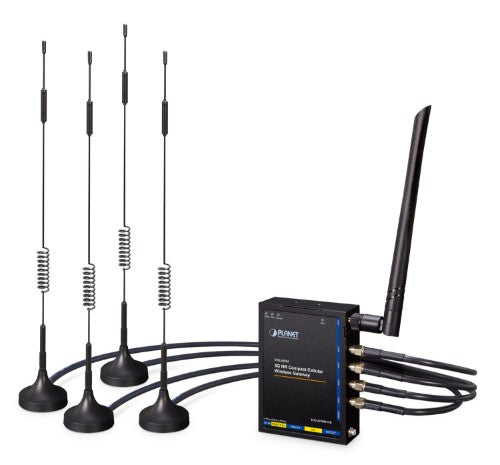 PLANET Industrial 5G NR Compact Cellular Wireless Gateway - Gateway gateway/controller